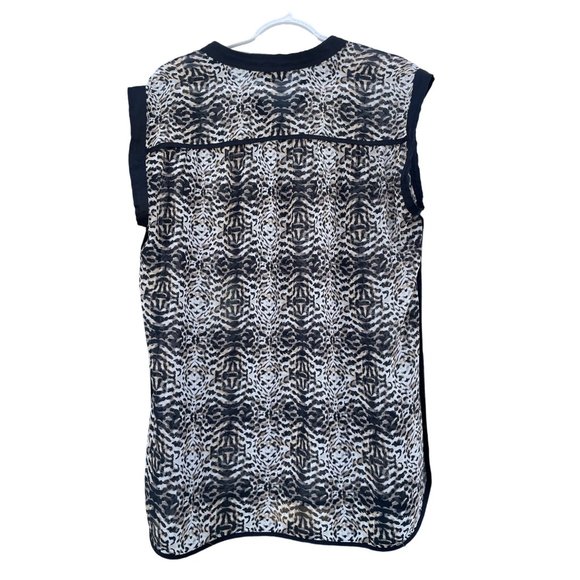 A.N.A Women's petite XL Ana Animal Print flowy Top - Picture 7 of 9